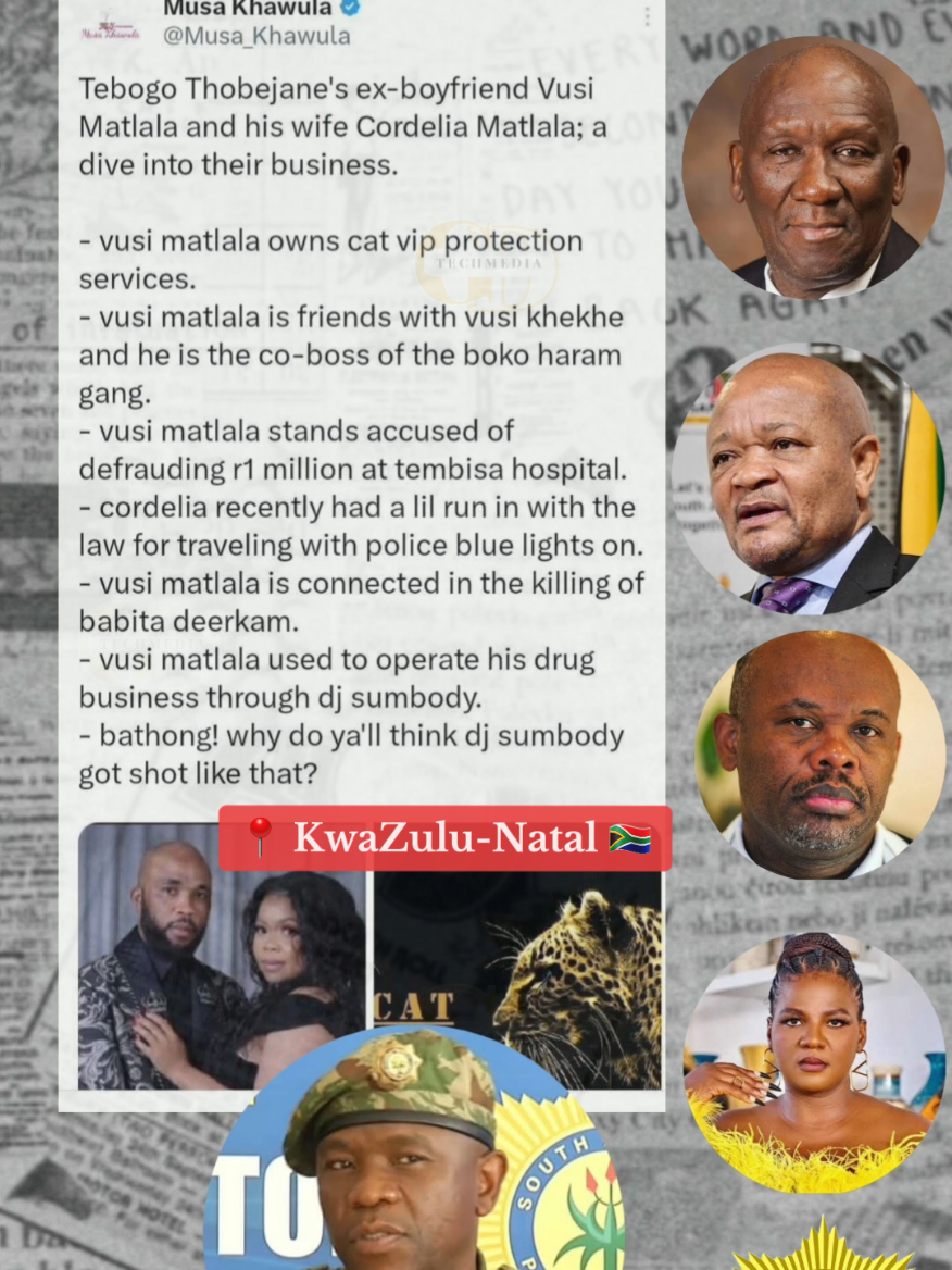 Replying to @siba.mckay5 “ Vusimuzi Matlala  is a controversial figure with underworld links that stretch back many years.” - Jeff Wicks, investigative journalist - News24