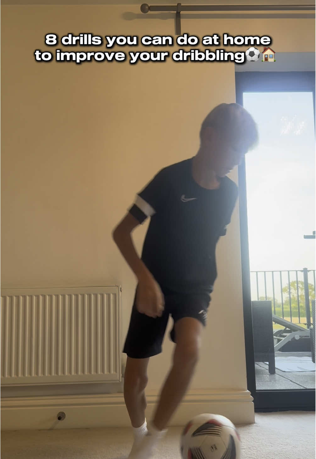 Improve your dribbling at home! 🏠 Follow for more!⚽️ #oli_kup #football #baller #fyp #footballer #train #viral #fyp #virals #motivation #Home #dribbling #save #futbol #dayinthelife 