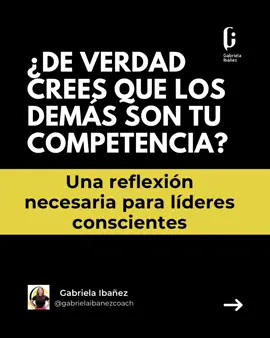 🔹 ¿De verdad crees que los demás son tu competencia? Tu competencia no es el otro.  Tu competencia es esa voz interna que te susurra:  👉 “Quédate aquí, estás bien así”  👉“Después lo haces, ahora no es el momento” 👉 “No es suficiente, todavía falta más”  👉 “¿Y si no resulta?”  🎯 Tu competencia es la zona de confort que te convence de quedarte donde estás.  🎯 Es el scroll infinito de distracciones que te roba enfoque.  🎯 Es la parálisis por análisis que te llena de dudas justo cuando necesitas actuar.  🎯 Es esa inseguridad silenciosa que te desconecta de tu poder.  💥 Tu verdadera competencia… eres tú. Y cada vez que decides avanzar a pesar del miedo, cada vez que eliges compromiso por sobre excusas, cada vez que te sostienes en tu propósito cuando todo grita que abandones… Ya ganaste.  Esto también es liderazgo. Es autoliderazgo. Es elegir, todos los días, tu mejor versión.  #LiderazgoConsciente #CoachingDeLíderes #Neuroliderazgo #DesarrolloDeTalento #LiderazgoEmpresarial #Autoliderazgo #ZonaDeConfort #CrecimientoPersonal #GabrielaIbáñez #LiderazgoAdaptativo #ExpertiseYValor #LinkedinLatam #LiderazgoFemenino #CoachDeLíderes #TransformaciónPersonal