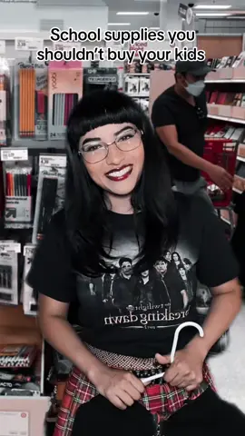 #pov school supplies you shouldn’t buy your kids #alternative #alt #2000s #emo #emogirl #millennial #comedy #y2k #school #relatable #foryoupage #fyp #mcr 