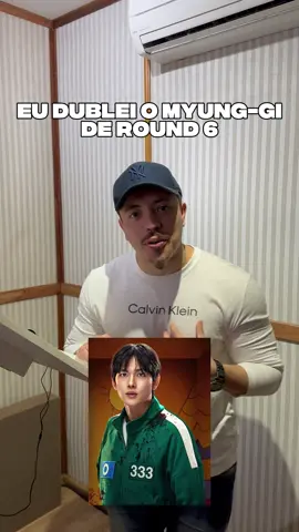 Eu tive a honra de participar da dublagem de Round 6! Já ouviu a música do Myung-Gi? Link na bio 👀😂 #round6 #dublador #imsiwan #jogador333 #dorama #musica #dorameira #dublagem 