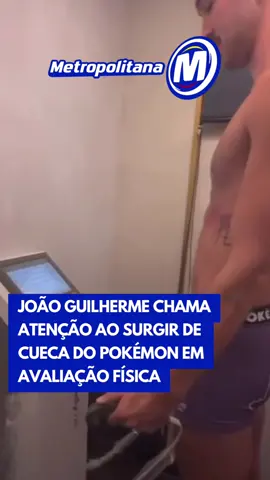 João Guilherme movimentou as redes sociais nesta terça-feira (8) ao aparecer só de cueca do Pokémon durante uma avaliação física. Com bom humor, o ator brincou com a situação: “Me senti uma criança no pediatra vendo esse vídeo. Agora não sei se foi a música ou a cueca do Pokémon”. #entretênews #tiktoknoticias 