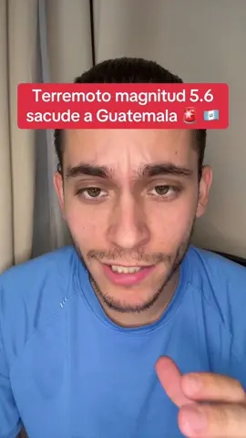 Un terremoto acaba de sacudir a Guatemala 🚨🇬🇹