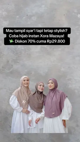 Mazaya Hijab Malay Size L - Hijab Lolly Kerudung Wanita Muslim Syari Instan Daily Malay Non Pad #hijab #hijabitiktok #hijabmurah 