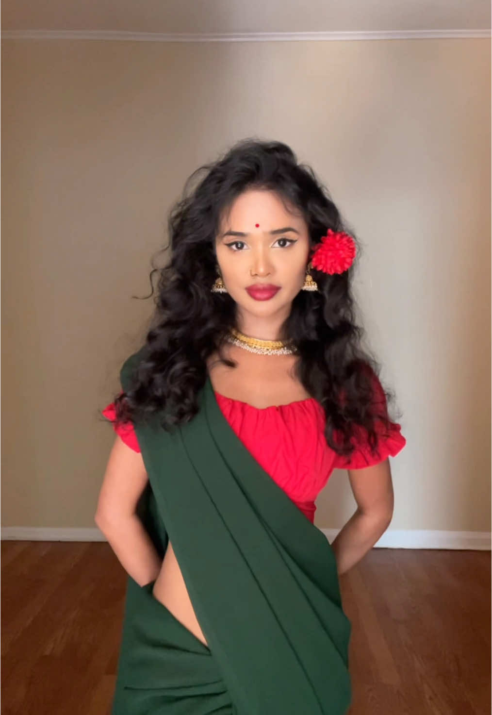 draped in my flag  🇧🇩  #bangladesh #reprensent #saree #fyppp 