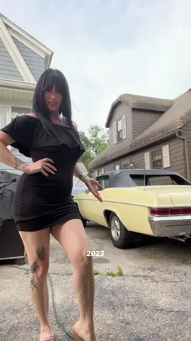 #fyp #positivevibes #oldschool #classiccar #66impala #car #Summer #bangs #bishup04 