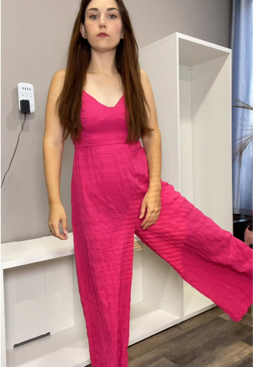 Bow Back Lightweight Jumpsuit #jumpsuitstyle #jumpsuitoutfit #dealsforyoudays #dealsforeveryyou #tiktokshopcreatorpicks #superbranddaydfyd 