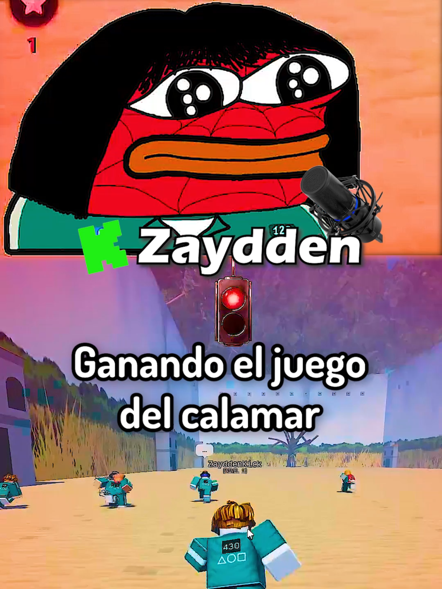 GANANDO EL JUEGO DEL CALAMARDO #zaydden #kick #kickperu #clips #streamer #robloxgames #squidgame #eljuegodelcalamar #fyp