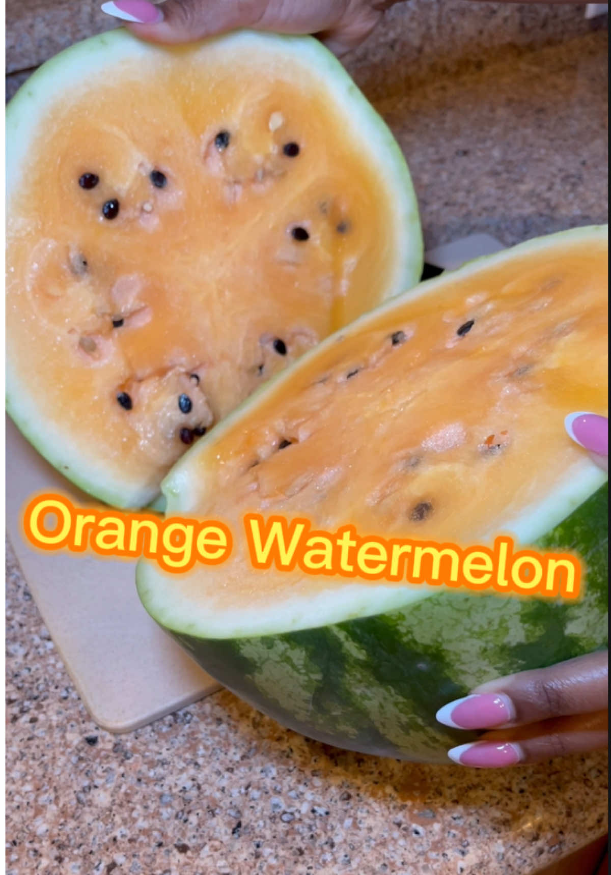 🍊🍉 Orange Watermelon drink  #watermelon #watermelonjuice #watermelonseason #orangewatermelon #seededfruit #seededwatermelon #drink #howto #healthyjuice #fyp #yum #tasty #healthylifestyle #foryou #tryit 