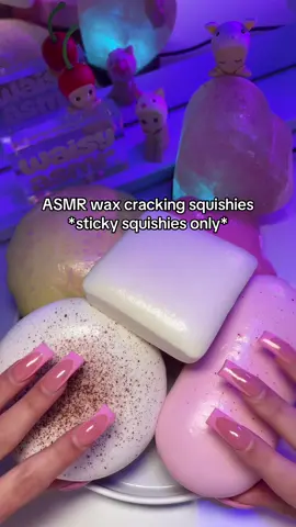 which squishy is your favorite? #asmr #waxcracking #squishy #wax #squishyasmr #trigger #tingles #asmrsound #asmrnotalking #asmrforsleep 