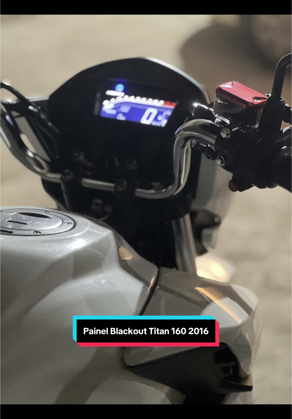 Painel blackout 😍  #titan160 #titan1602016 #honda #160 #painelblackout