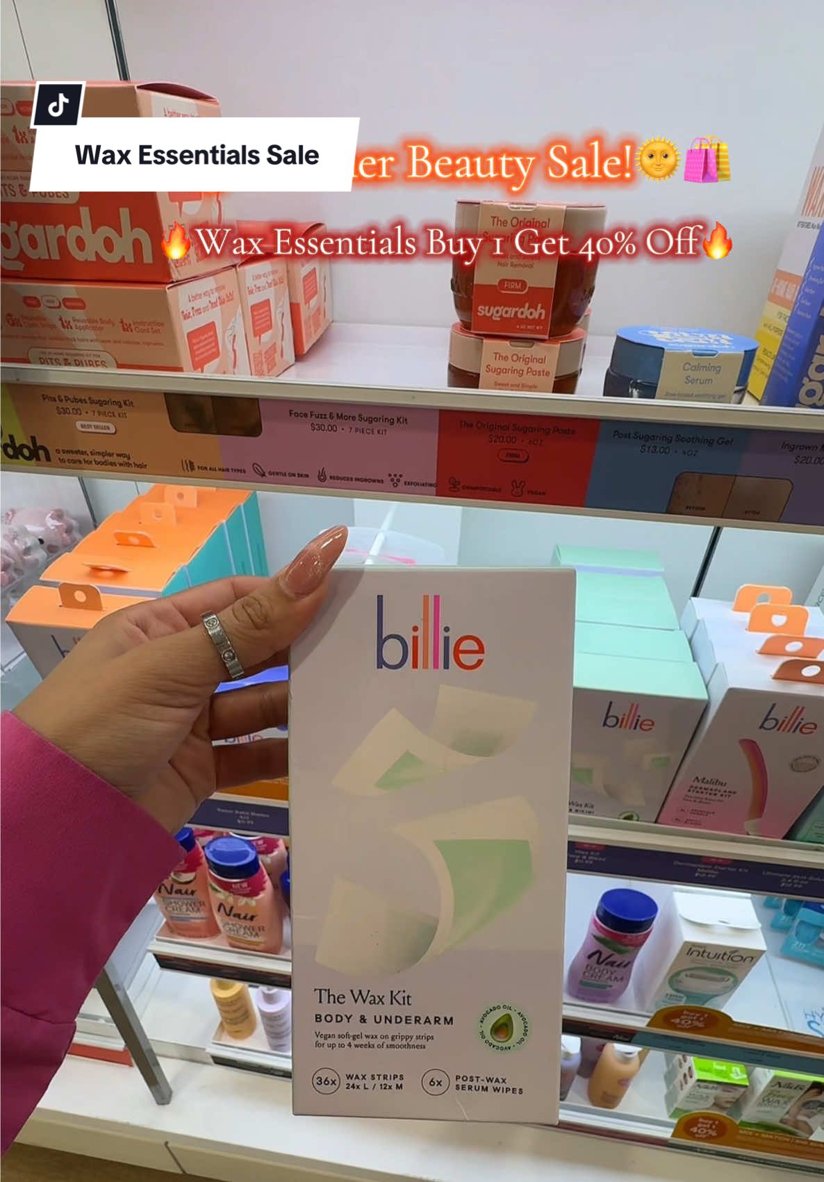 @gigiwax & @Billie buy 1 get 1 40% Off 🔥 at @Ulta Beauty 🛍️🌞  #onlyatulta #onlyatultabeauty #ultabeauty #ultabeauties #ultabeautyhaul #ultafinds #ultamusthaves #ultahaul #ultabeautyfinds #ultaskintok #fatimarodarte6 #SummerBeauty 