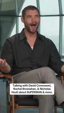 From my interview with David Corenswet, Rachel Brosnahan, & Nicholas Hoult for SUPERMAN. #superman #davidcorenswet #rachelbrosnahan #nicholashoult #clarkkent #loislane #lexluthor #filmmaking 
