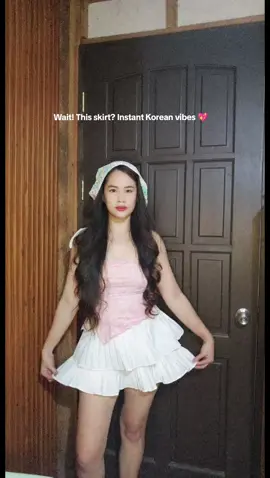 Ang lakas maka-Korean outfit! Classy pleated skirt na bagay sa mapuson ✨ Flowy, presko, and easy to match with any top Available in S to XL — Add to cart na🛒 #PleatedSkirtPH #MapusonFriendly #KoreanOutfit #OOTDInspo #TikTokFindsPH 