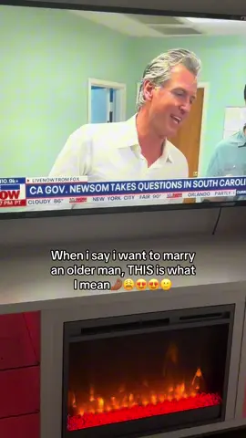 Brownie points for being 💙🇺🇸🙂‍↔️ #silverfox #gavinnewsom #democrats #interraciallove 