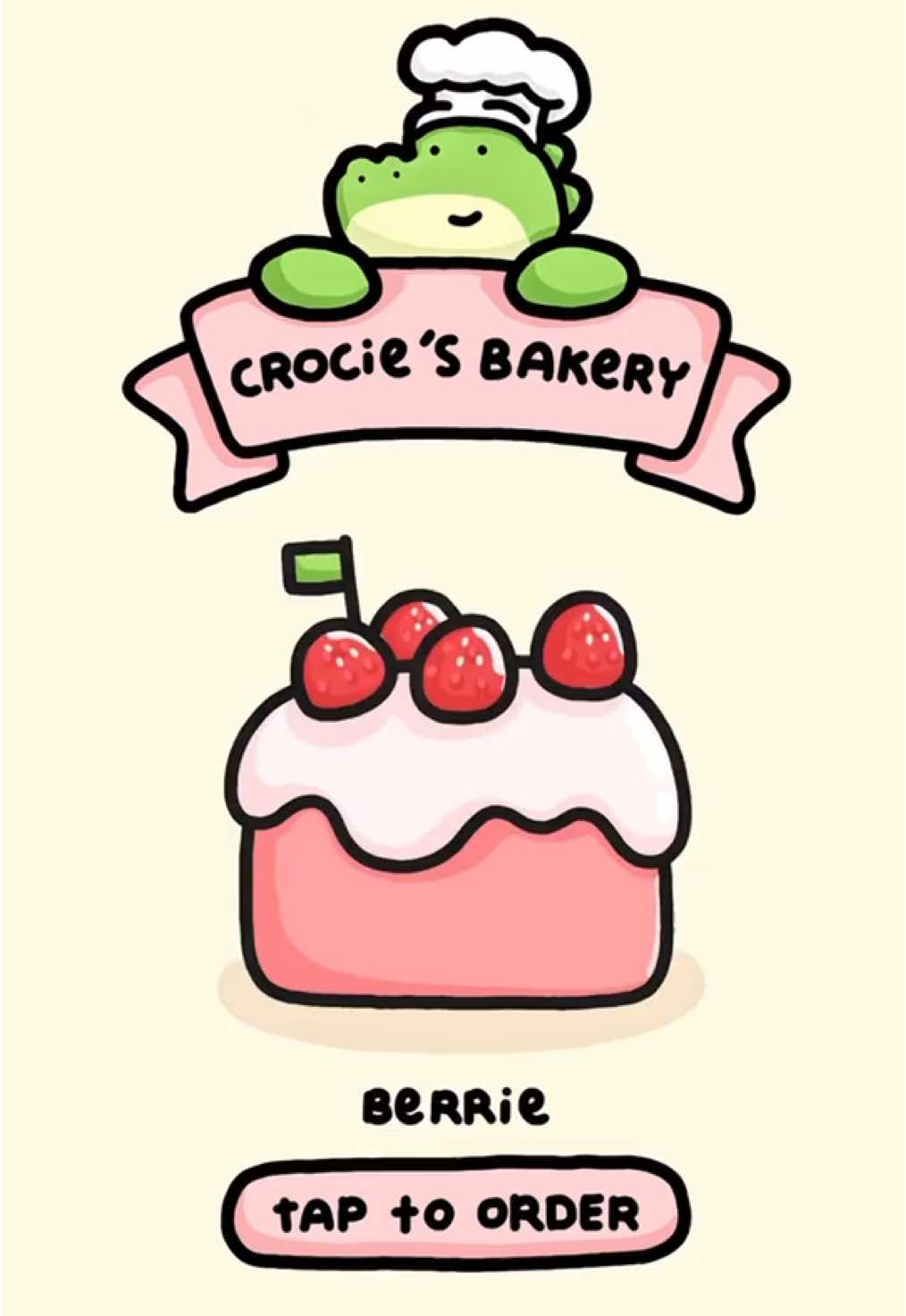 It’s Crocie’s big day, the bakery just opened! 🍰🎉 Tap your favorite and share the flavor in the comments. Crocie’s taking notes!💕   #cocowyopublishing #cocowyo #cocowyocoloringbook #coloring #coloringbook