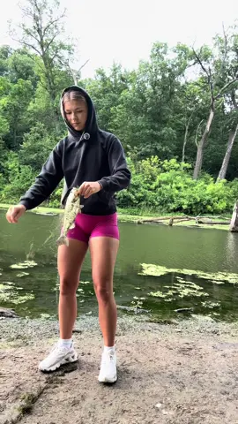 Catching MASSIVE fish out here #fishin #bigfishonly #pond 