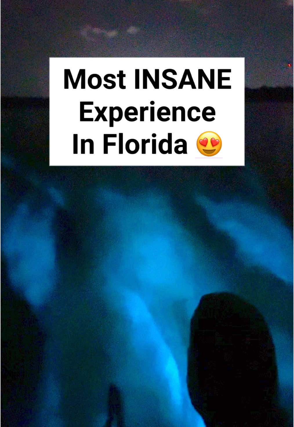 Have you seen glowing water in Florida?!!! This is located in Cocoa Beach and it’s truly one of the most incredible things I have ever seen! If you have ever wanted to see bioluminescence in Florida, head to the Space Coast. ##floridatravel##floridatrip##bioluminescence##bioluminescent##hiddengems##spacecoast##cocoabeach##merrittisland##travellife##centralflorida 