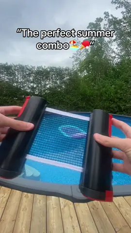 #pingpong #summerhack #fyp #relatable #poolvibes #Summer The combo pool + ping pong is 😮‍💨😮‍💨😮‍💨