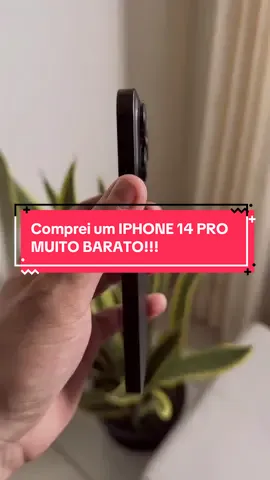 Comprei um IPHONE 14 PRO MUITO BARATO!!! #iphone #iphone14pro #iphone14promax 
