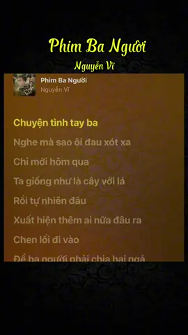 Chuyện tình tay ba .❤️❤️❤️❤️❤️#nhachaymoingay #nhachay #nhacnaychillphet #nhactamtrang #nhacchill #nhaccover 