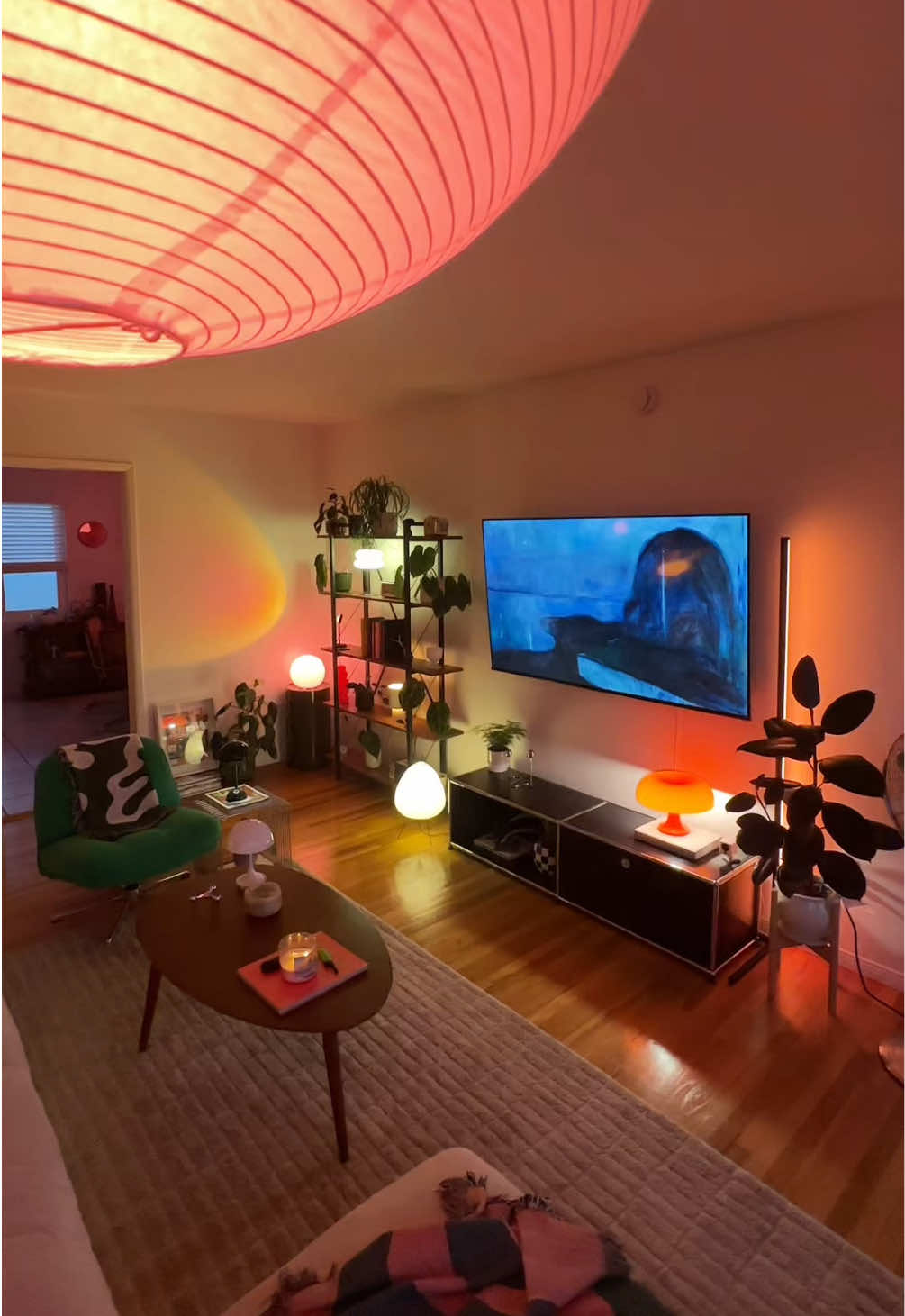 Daily vibes in our San Diego apartment 😎 #midcentury #interiordesign #myinteriorstyle #eclectichome #cozyhome #homevibes #plantlife #spotlightonmyhome #apartmentdesign #fridaynightin #lampsofinstagram #scandihome #ikea #ikeahome #homedecorideas #homedecoration #lovemyhome #decor #midcenturymodern #livingroominspiration #interiorinspo #sandiegoliving #anothachoppa #howwelive 
