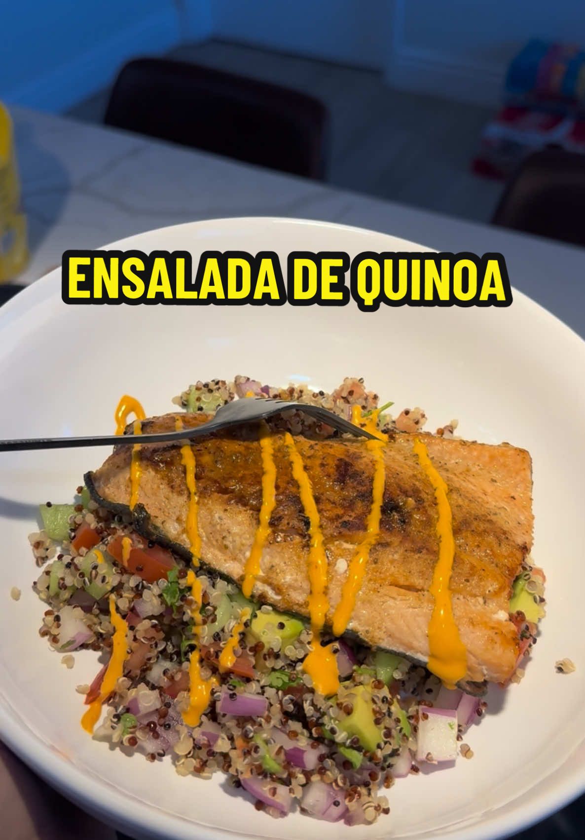 Ensalada de quinoa deliciosa 😍🤩 @Sergio Gaytan #cocinandolealtoxico 