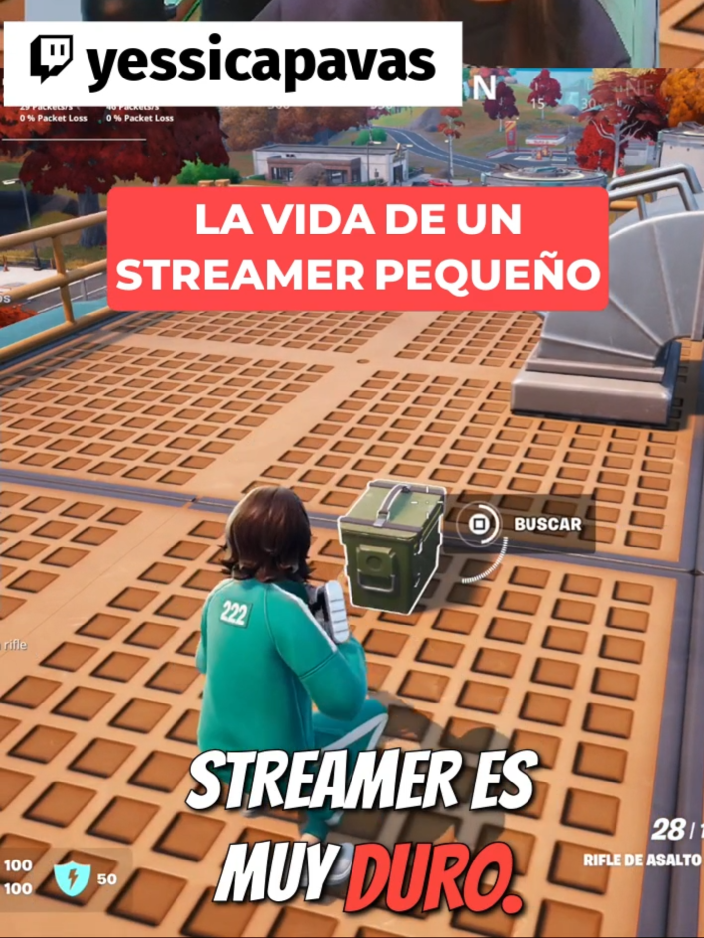 La vida de un streamer pequeño #español #Stream #vidareal #consejosdevida #fortnite
