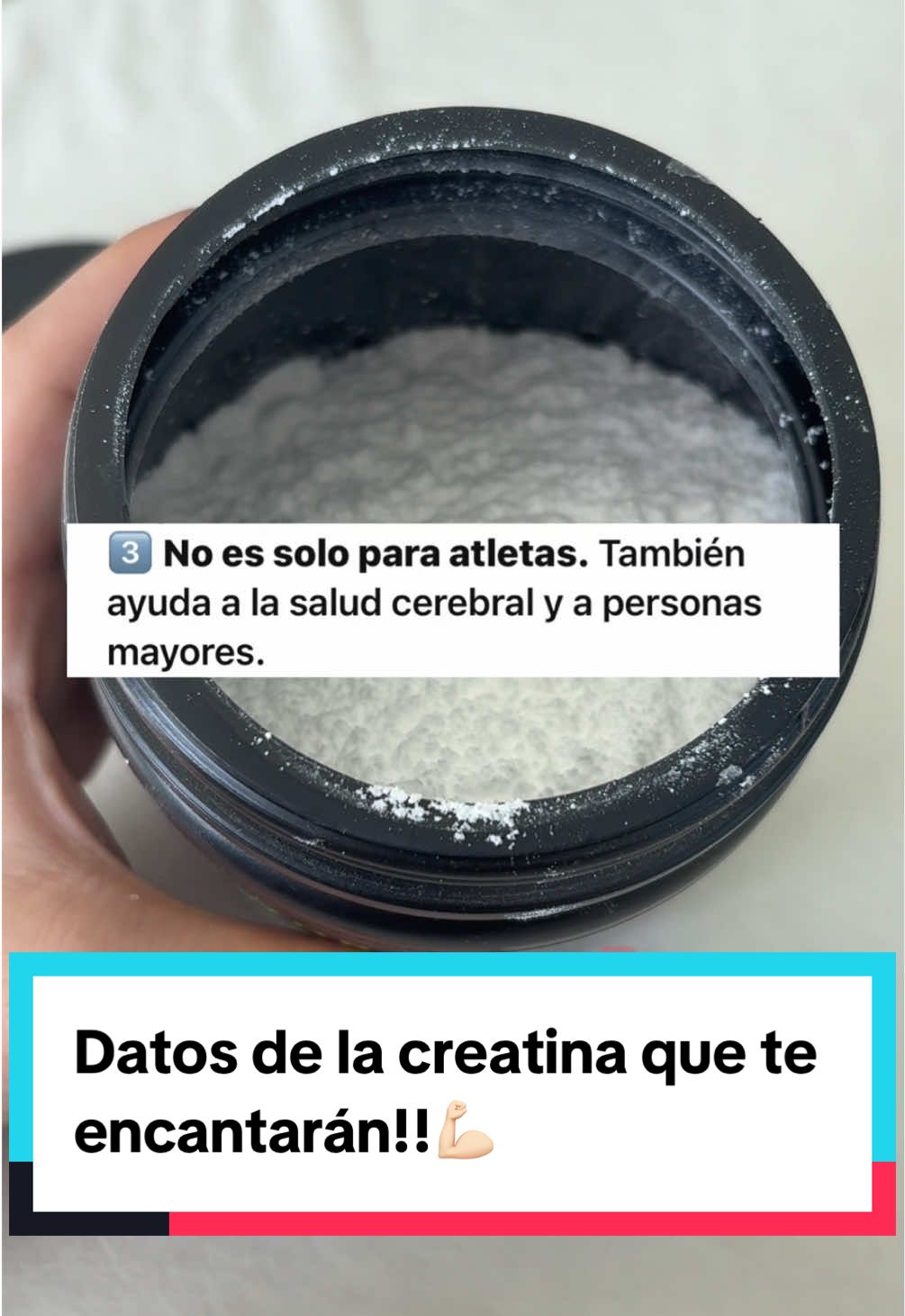 ¿Ya sabías estos datos interesantes de la Creatina? 🧐🤩#gummylife #productos #tiktokshop #salud #energia #ejercicio #powerlife #powderlife #creatina #gym 