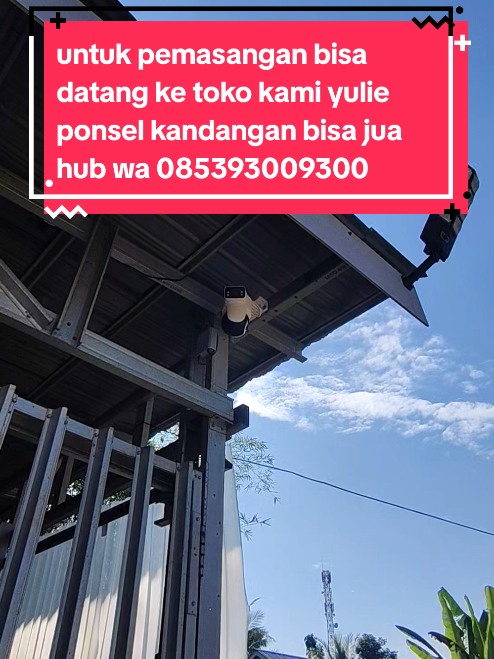 Pemasangan Cctv Xiaomi Outdoor CW500 Dual Kamera mantap hasil nya #fyp #yulieponsel #cctv 