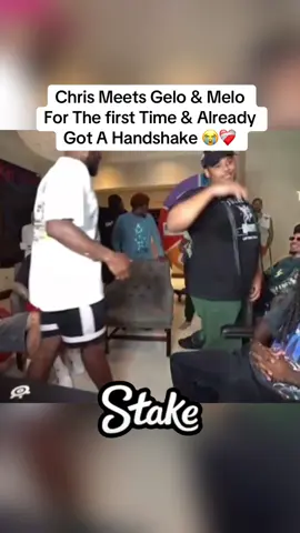 Chris Meets Gelo & Melo For The first Time & Already Got A Handshake 😭❤️‍🩹 #chrisnextdoor #geloball #kaicenat 
