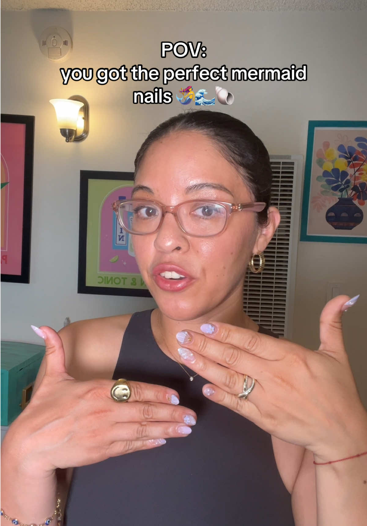 @Akeso Nail Studio in West LA hooked it up with the best #mermaidnails #summervibes #summernails #summernailinspo #mermaidtiktok 