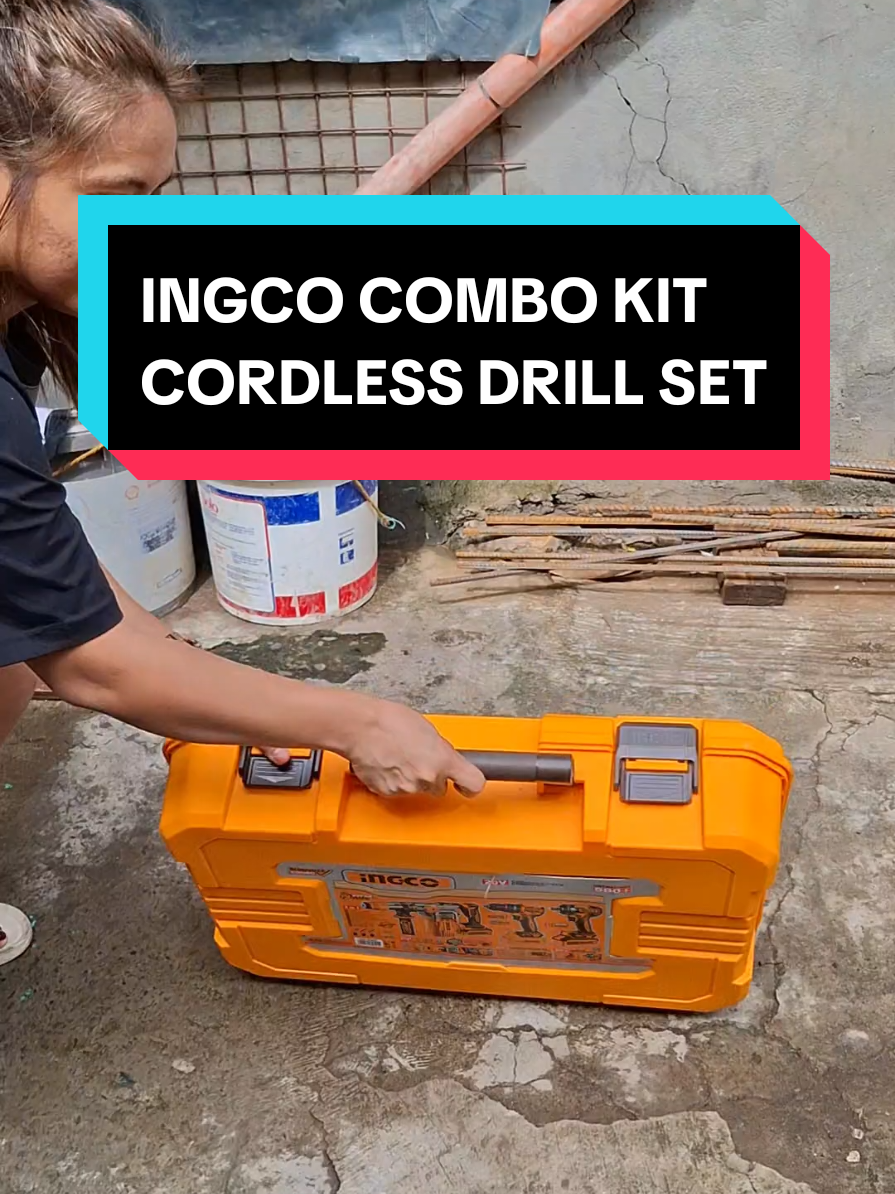 INGCO COMNO KIT CORDLESS DRESS. SULIT TONG COMBO NA TO LIMITED STOCK LANG TO PALAGI KAYA KUNG MAY STOCK CHECK OUT KANA.. MATAGAL BAGO SILA ULIT NAKAKAPAG RESTOCK.. #ingco #cordlessdrill #drill #rotaryhammerdrill #impactwrench 
