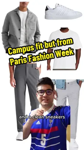 New drip incoming from Paris to your campus. Want effortless style help? Download FAXION AI now! #outfit #OOTD #outfitinspo #outfitideas #SummerTrends #CollegeFashion #FaxionAI #AIStylist 