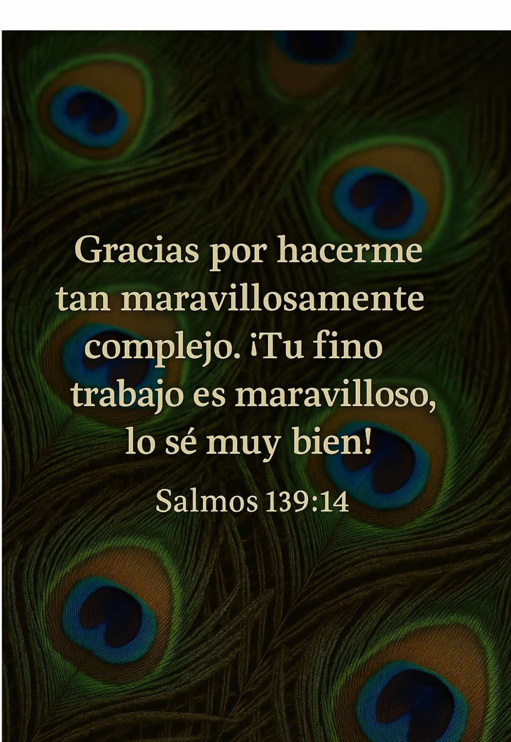 ✨ Tú vales mucho más de lo que imaginas ✨ A los ojos de Dios eres una obra maestra, creada con propósito, amor y detalle. No dejes que el mundo defina tu valor. Vuelve a la Palabra y recuerda quién te formó. 📖 “Te alabo porque soy una creación admirable; ¡tus obras son maravillosas, y esto lo sé muy bien!” — Salmo 139:14 (NVI) ❤️ Hoy, levanta la cabeza, sonríe, y camina con la certeza de que Dios te diseñó con excelencia. 🔁 Comparte este mensaje con alguien que necesita recordar su valor. 💬 Déjame un “AMÉN” si tú también crees que fuiste creado(a) con propósito. #IdentidadEnCristo #EresValioso #Salmo13914 #DiosTeAma #AutoestimaCristiana #AmorPropio #CristianosConProposito #MotivaciónEspiritual #Fe #PalabradeDios #Parati #Fyp 
