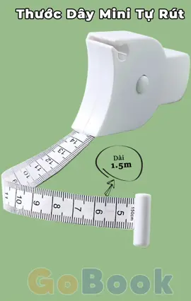 Thước dây cuộn mini tự rút dài 150cm - Thước dây tự đo 3 vòng không cần nhờ người hỗ trợ #thuocdo #thuocdaycuon #thuocdayrut  