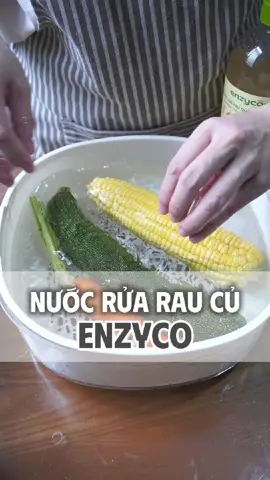 Nước rửa rau củ thực phẩm Enzyco xài ổn áp lắm nha các mẹ, dùng ngâm rửa đồ ăn cho con trước khi nấu ăn dặm, an toàn, yên tâm hơn nè #andamcungbe #hanhtrinhandam #andam #mehinoi #noitro 