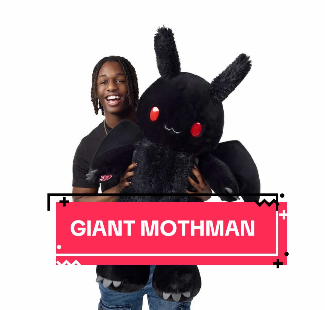 Mothman new GIANT build a bear just came out! Would you buy him? @Build-A-Bear #mothman #cryptids #spooky #buildabear #plush 