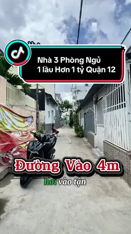 Nhà 3 Phòng Ngủ Quận 12 Giáp Gò Vấp Nhà đường Hà Huy Giáp 2 xẹc Nhà 1 trệt 1 Lầu Có Phòng cho người già ở tầng trệt cực kỳ rộng rãi DT 3,5 x 10m - 3 phòng ngủ 2 tolet  Đường Trước nhà 4M Cách Đường lớn chỉ mấy bước chân  Khu Dân Cư Bao test quy hoạch Giá 1TY630tr . Giá còn bớt #BánNhà #NhàĐẹp #BấtĐộngSản #MuaNhà #ChuyểnNhà #Nhàở #NhàMới #MuaBánNhà #ĐầuTưBấtĐộngSản #BấtĐộngsảnHồChíMinh #foryou #viral #fyp #nhàphố