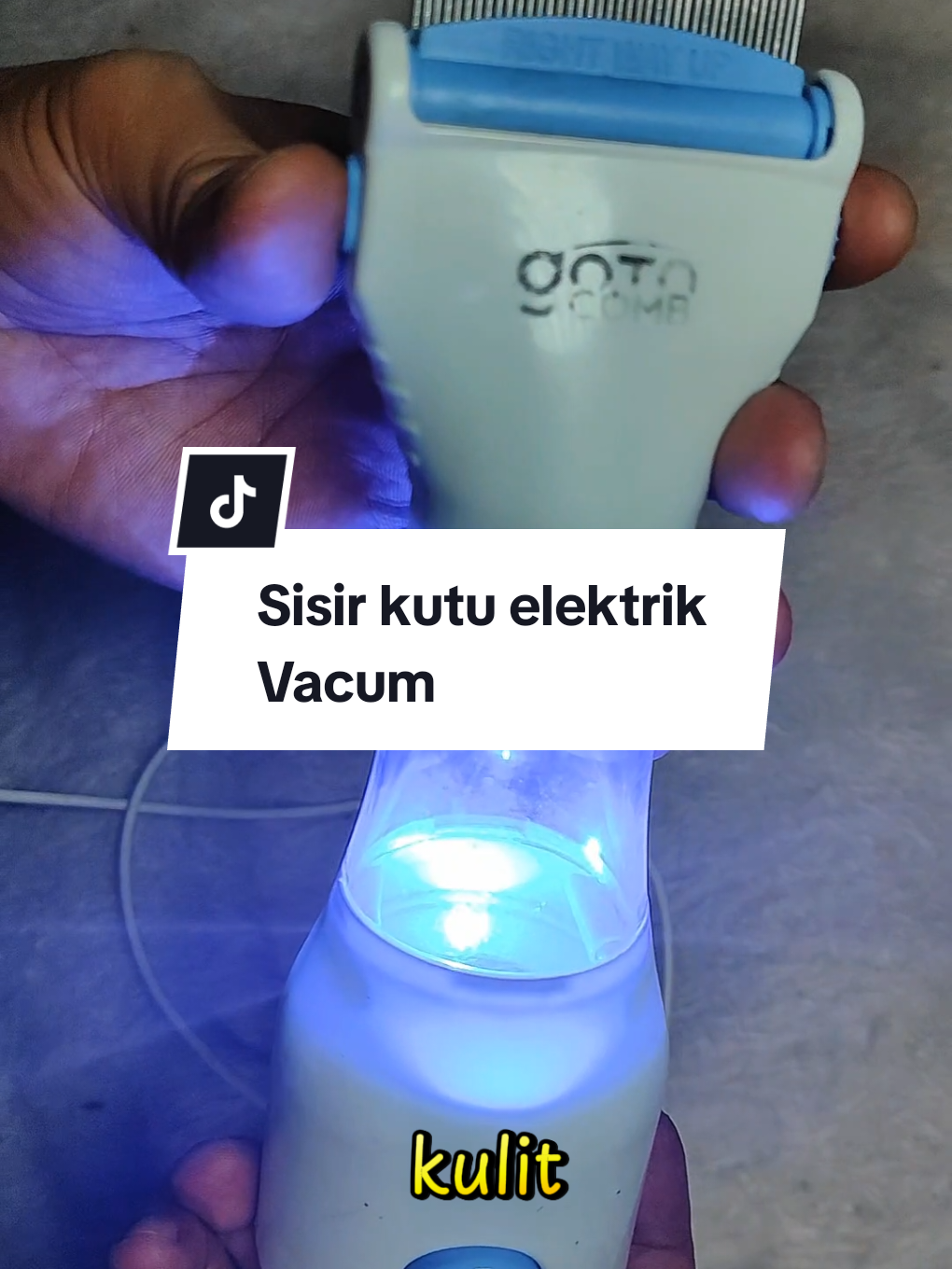 Sisir kutu rambut elektrik vacum  #sisirkutuelektrik #sisirkuturambut 