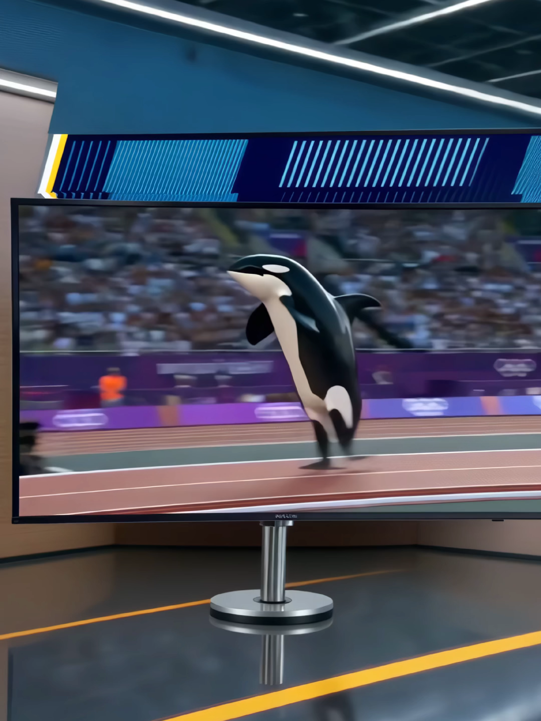 Khi những quái vật Đại dương thi Olympic nhảy cao 😂 #hailuoai, #minimax #hailuo02 @hailuoai_official
