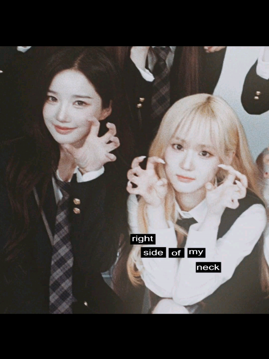 do u guys think right side of seoyeon's neck still smells like yoo- *gunshots* #seoyeon #yooyeon #ppotoz #ppotozedit #triples #triplesedit 