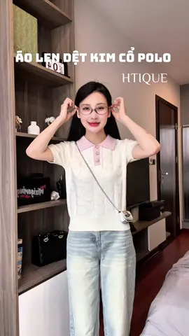 Áo xinh ai mặc cũng xinh #khongha #outfitideas #aopolonu #HTQUE 