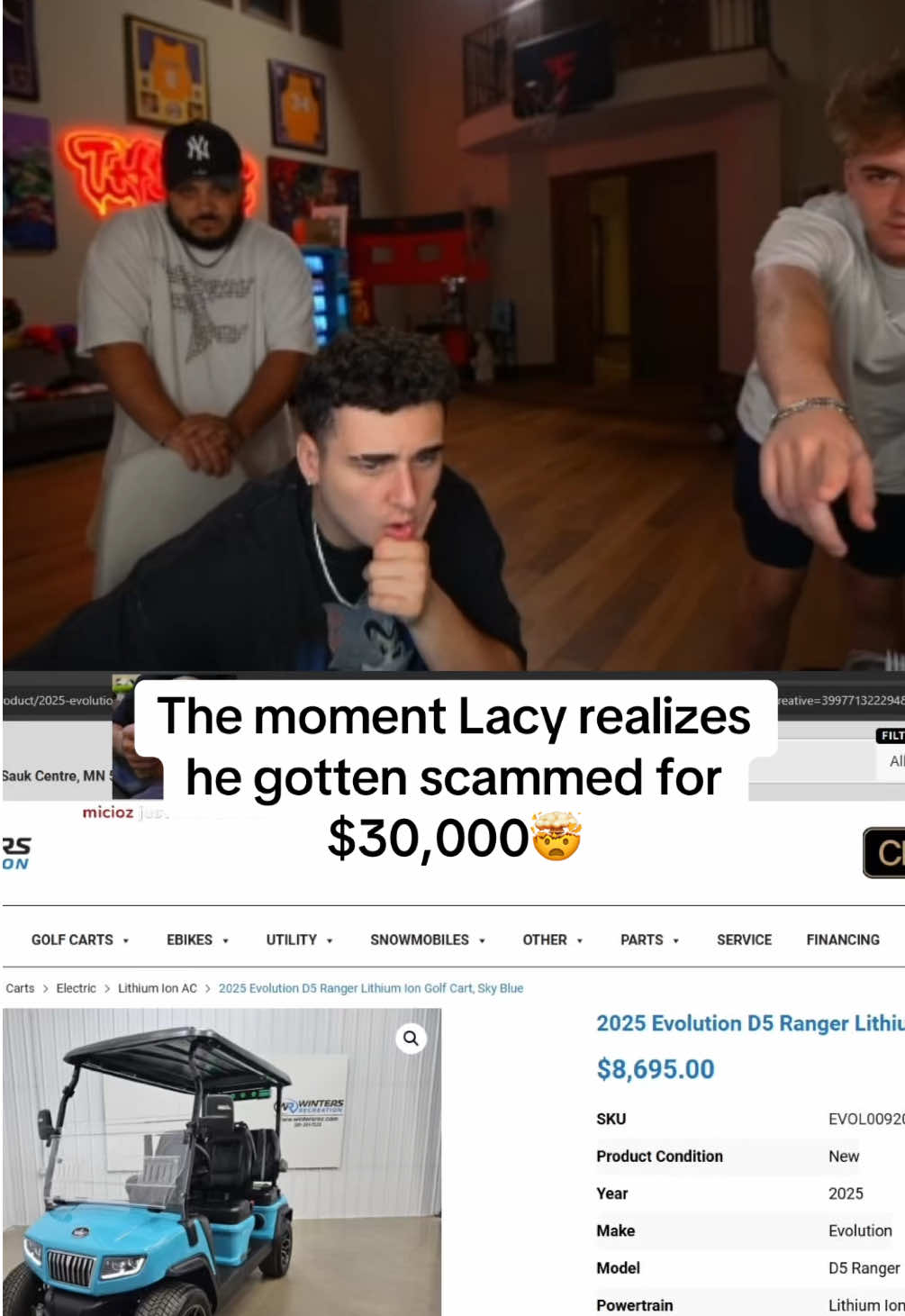 #live #twitch #twitchclips #lacy #faze #golfcart 
