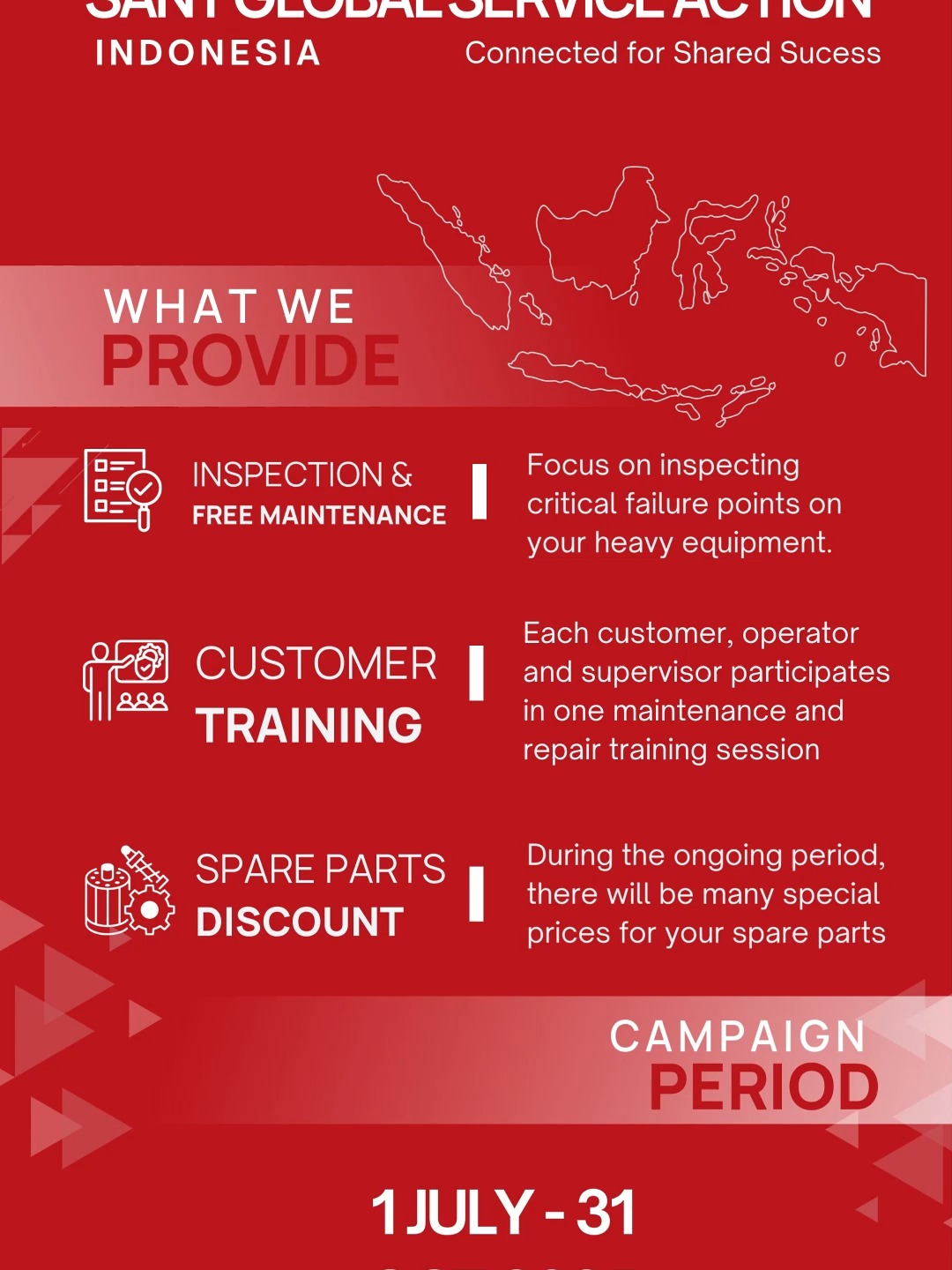 Sany Global Service Action 2025 is back #fyp#builtwithsany