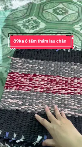 Thảm đan thun dày dặn đa dạng màu sắc #thamlauchan #thamlauchansieutham 
