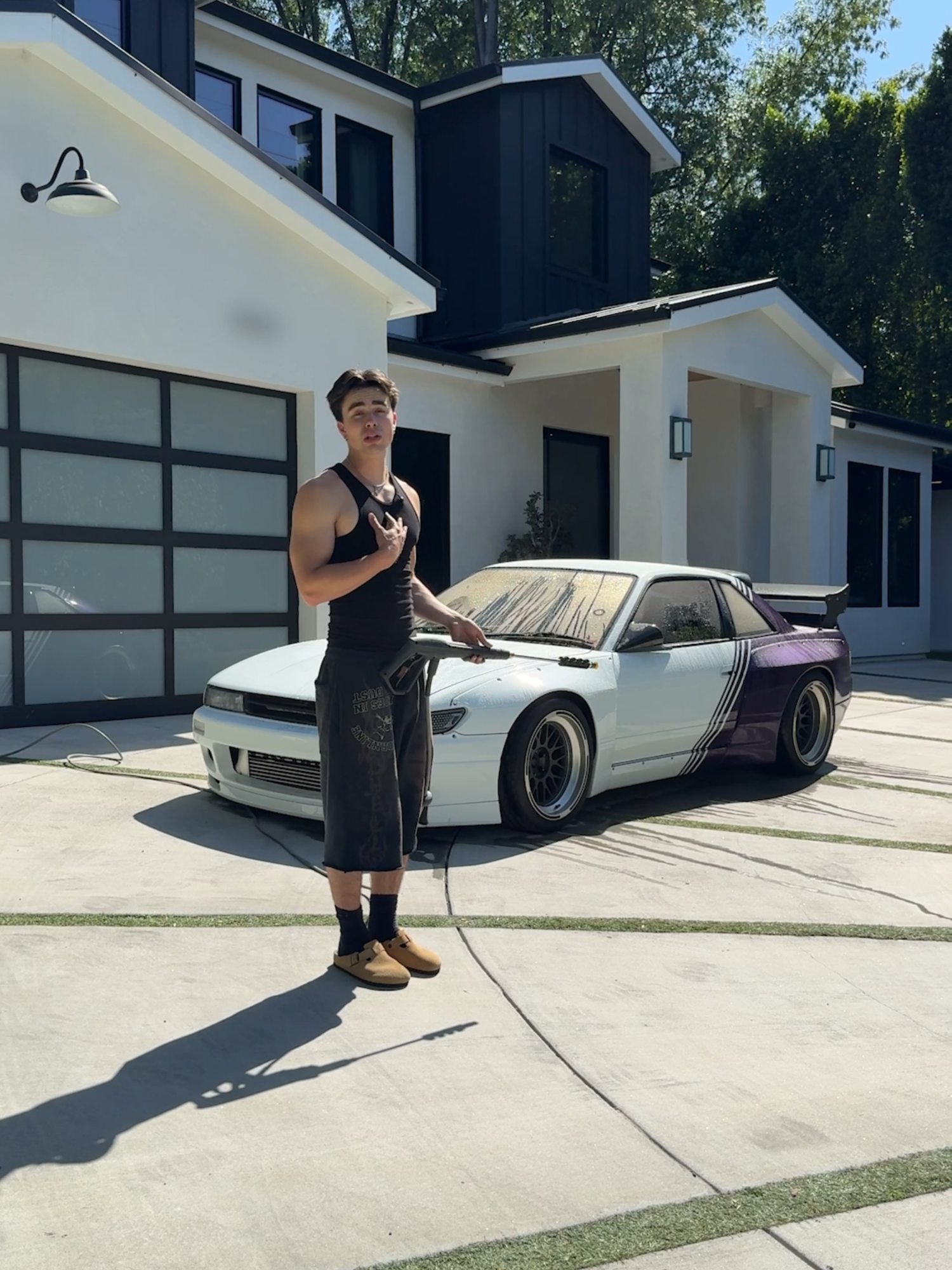 I ended up in a Travis Scott music video 😳🔥 #car #jdm #nissan #travisscott #fyp #foryou