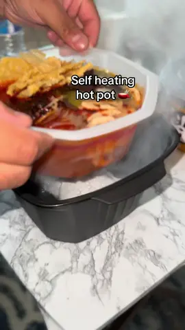 It gets so hot !! 🥵 #hotpot# #selfheatinghotpot#fyppppppppppppppppppppppp #dealsfordays #asianfood #spicynoodles 