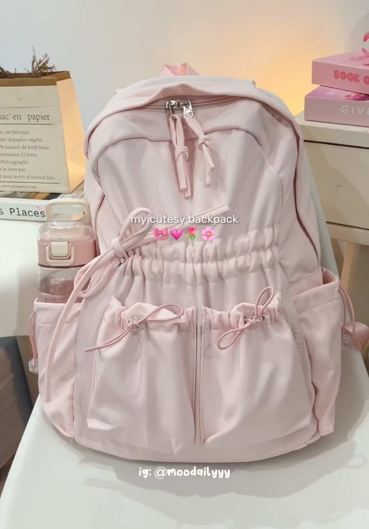 gemes banget kan💗 coquette🎀 #backpack #ransel #ranselmurah #ranselsekolah #ransellucu #taslucu #pink #cute #whatsinmybag #backtoschool #fypシ゚viral #fypage #fyp 