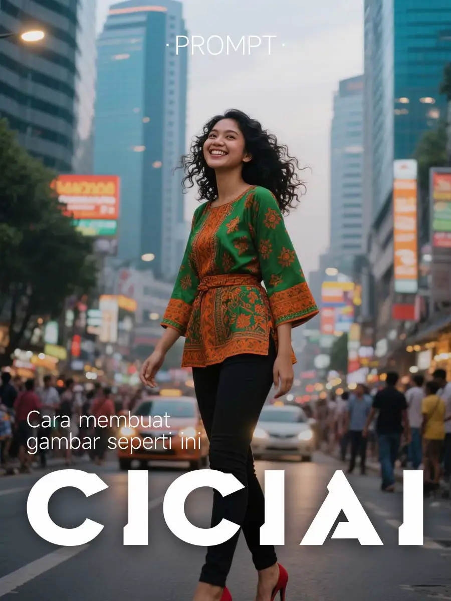 Mau gambar seperti ini? Salin & tempel prompt ini di Cici! 🔥#cici #dibuatdenganAI #prompt #idefoto